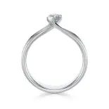 Pierścionek z białego złota z diamentem AJPZ_064